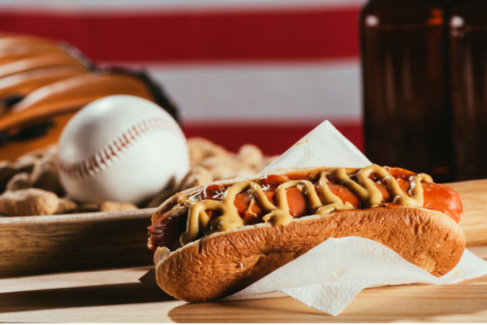 Los Angeles Dodger Dog STICKER - Hotdog MLB Baseball LA California Dodgers