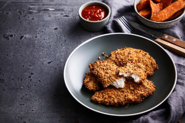 Breaded chicken