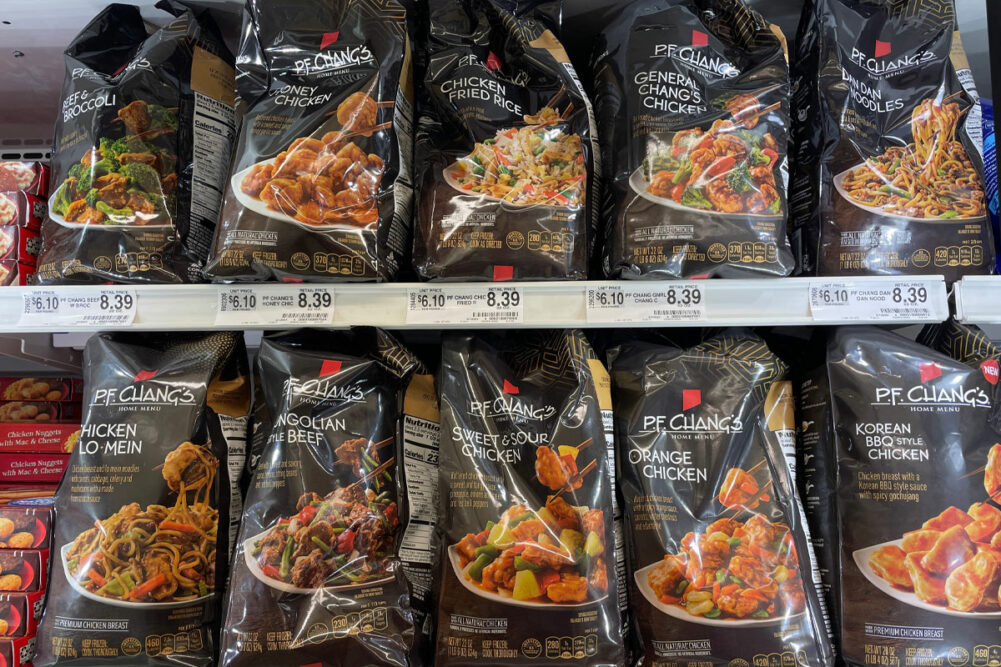 Frozen PF Chang's meals