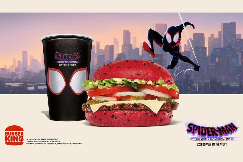 Burger King to promote Spider-Man movie with red Whopper