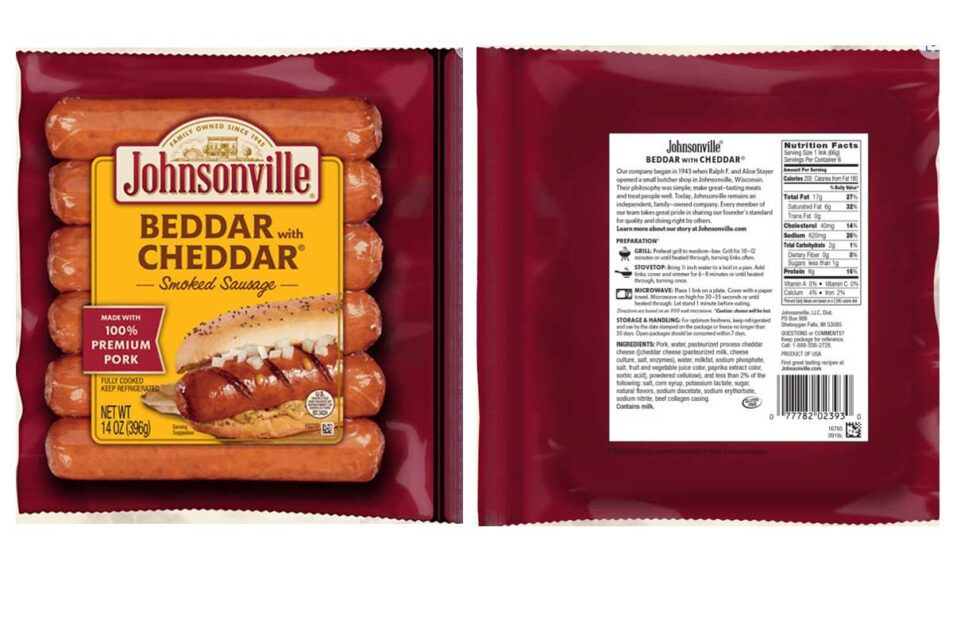 Johnsonville recalls RTE pork sausage links MEAT+POULTRY