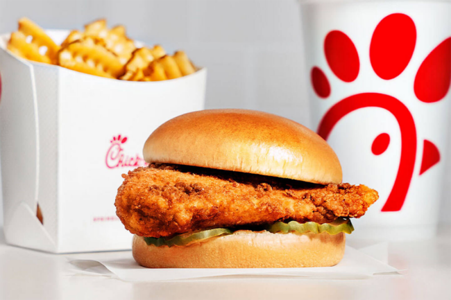 Chick-fil-A chicken sandwich