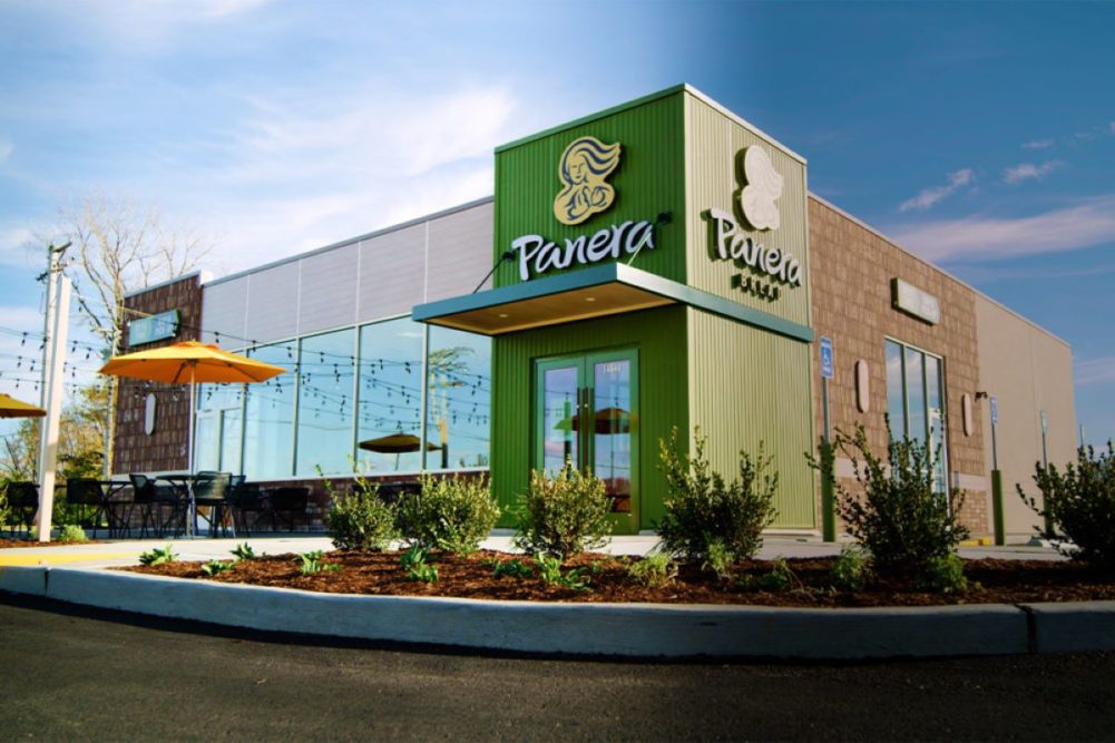 Panera restaurant exterior