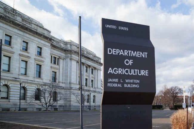 USDA sign