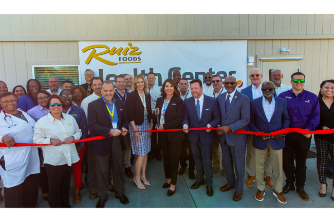 Ruiz Foods Health Center ribbon cutting