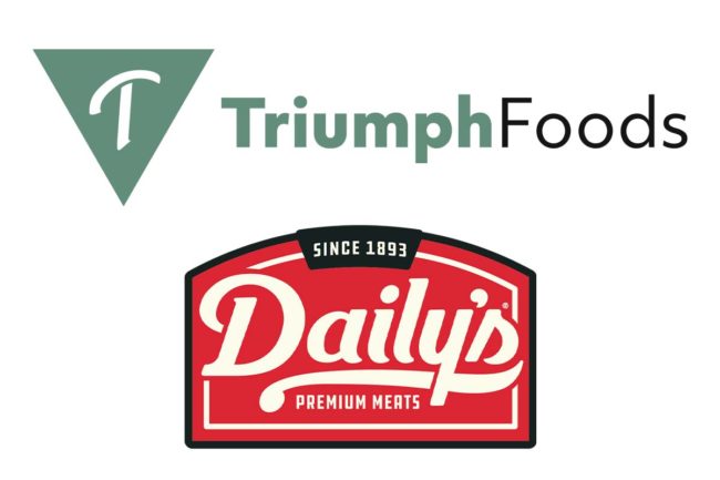 Daily's Premium Meats and Triumph Foods logos