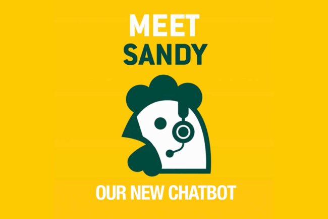 Sandy the chicken chatbot