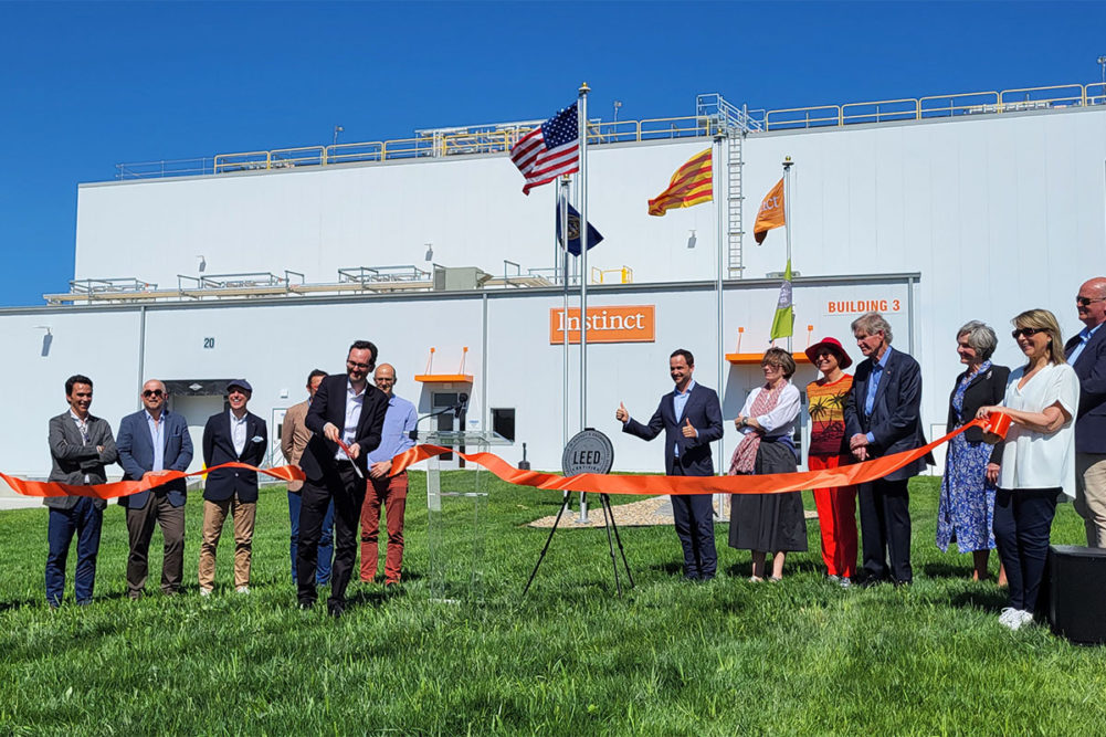 Instinct cuts the ribbon on new pet food facility