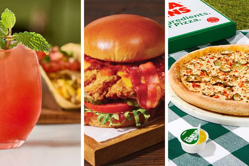 New menu items from First Watch, Applebee’s and Papa Johns