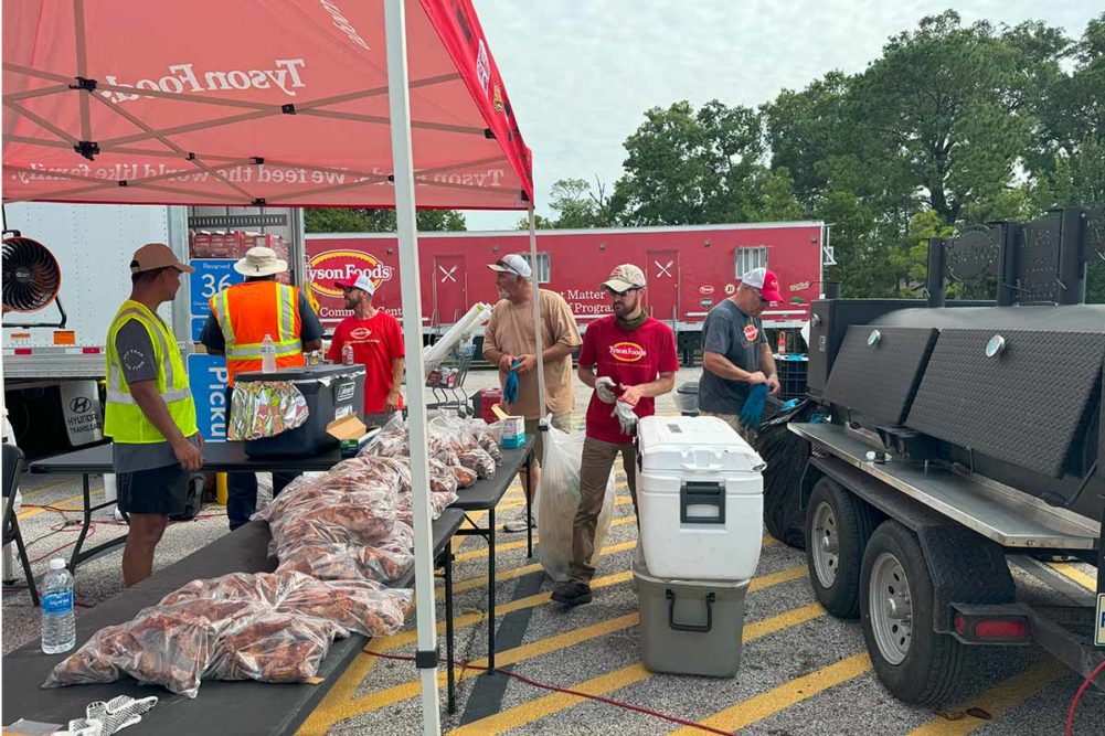 Tyson Foods relief efforts