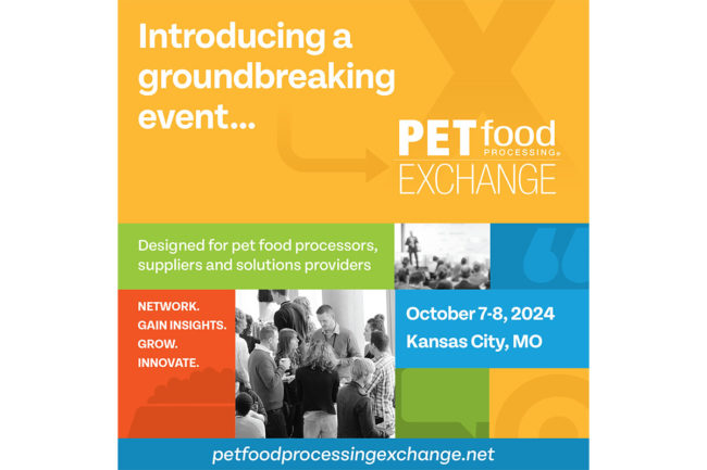 Pet Food Processing Exchange event preview