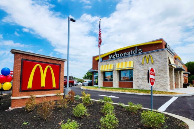 McDonald's restaurant exterior