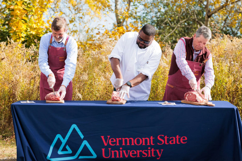 Vermont State University celebrates construction of new meat processing facility