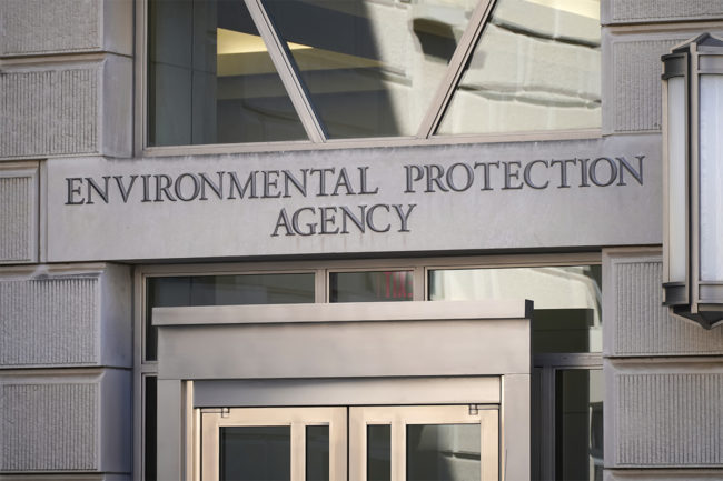 EPA building sign