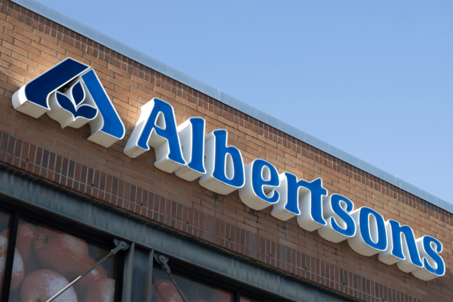 Albertsons retail store sign