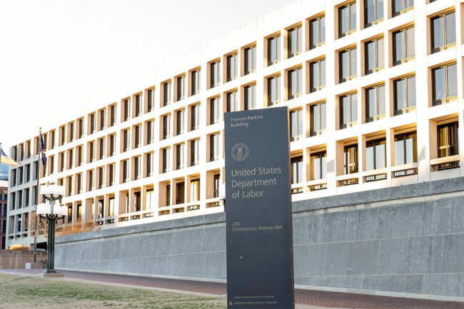 Department of Labor building exterior