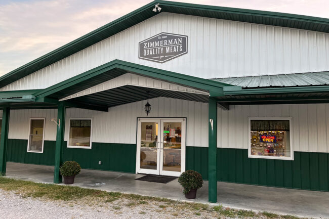 Zimmerman Meats shop exterior